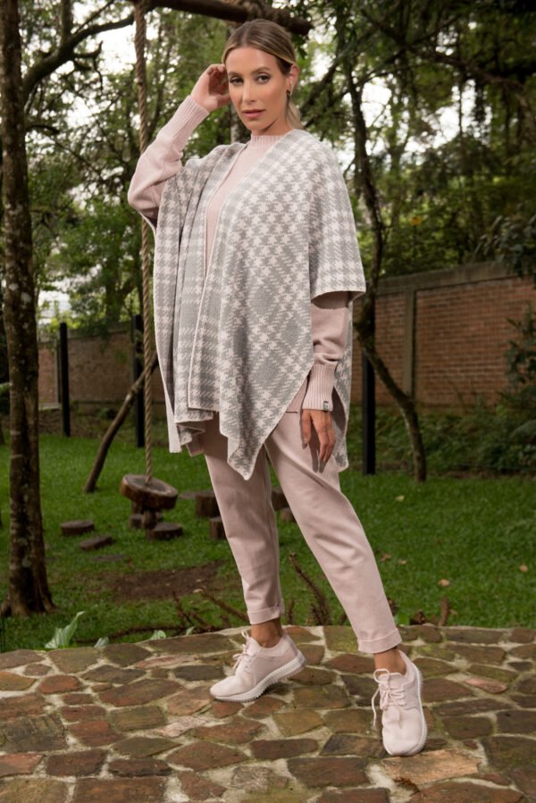 Kimono Pied de Poule - Pretto Malhas