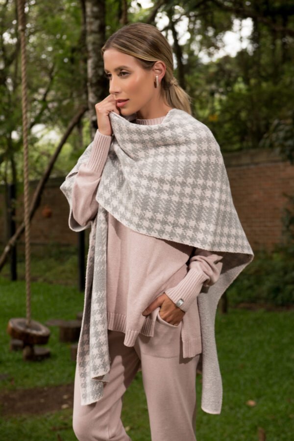 Kimono Pied de Poule - Pretto Malhas